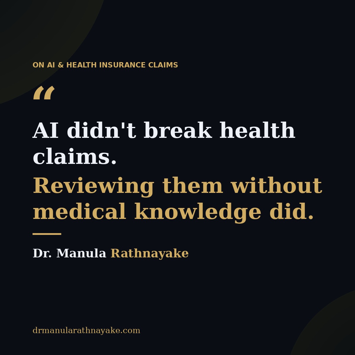 AI didn't break health claims. Reviewing them without medical knowledge did.